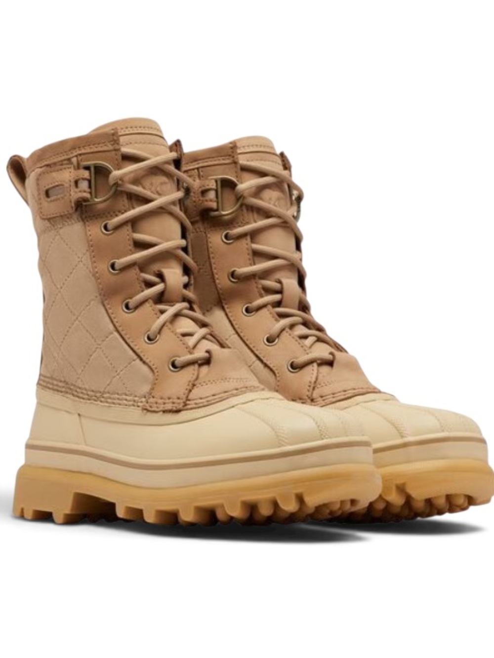 SOREL Caribou Royal Waterproof Boot - Tan, size 9, NEW with tags no box